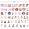 50pcs Car Sticker Anime Hentai Sexy Pinup Bunny Girl Waifu Decal Stickers pack Suitcase Laptop Car Truck Waterproof Girl Toys288G