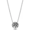 Sparkling Heart Bone Collier Daisy Flower Snowflake Halsband för 925 Sterling Silver Bead Charm Armband DIY SMYELLT L230704