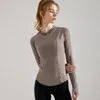 Chemises actives à capuche Yoga haut de gymnastique femmes veste doigt à manches longues Slim sport Blouse à séchage rapide Fitness T-shirt Jogging entraînement