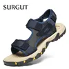 Sandalen SURGUT Mannen Mode Zomer Wandelschoenen Casual Comfortabele Open Teen Zacht Strand Schoeisel Voor Mannelijke 230807