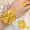 Colar Brincos Conjunto Abertura Cobre Pulseira Segurando Jóias Incolor Anel Moda Casamento Feminino Grande