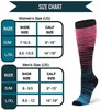 Spor çorap sıkıştırma çorapları futbol golf futbol açık parlak renk hemşirelik yürüyüş koşu zindelik