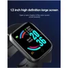 Inteligentne zegarki D20 Pro Watch Women Men Y68 Waterprood Smartwatch na iOS Android Cifort Sports Tracker Opasek Dostawa DHRA5