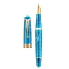 Fountain Penns Asvine P20 Kolvfyllning av fontänpenna Akryl Vackra mönster Effm nib med Golden Clip Smooth Writing Office Gift Pen 230804