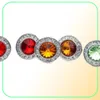 Pendientes redondos de cristal originales de rovski, 6 colores para mujer, joyería Piercing para amantes, regalo del Día de San Valentín 1787768