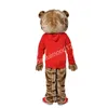 halloween New Business Customized Funny Red Tiger Mascot Costumes Cartoon Halloween Mascot For Adults