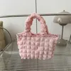 Totes 2023 Xia Han design de nicho bolha de nuvem plissada bolsa pequena para mulheres com bolsa de grande capacidade bolsa de compras sacolas de pano de vela elegantesbolsas de mãoloja