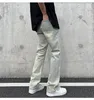 Мужские джинсы мода мода в стиле Япония винтажные вымытые ретро джинсовые штаны Мужские