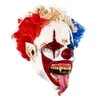 Masques de fête Halloween Clown Masque Latex Costume De Déguisement Effrayant Pleine Tête Horreur Déguisement Accessoires De Fête J230807