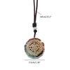 Catene Collana con pendente in orgone alla moda Metatron Cube Orgonite Energy Gioielli per coppie