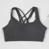 TEES 2033LULU YOGA OUTFIT FASION CLASIAN BRAS ALIGN WOMENS CROP TOP GYM衣類