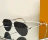 Óculos de Sol Piloto de Metal Dourado Marrom Lente Espelhada Masculino Verão Sunnies gafas de sol Sonnenbrille UV400 Eye Wear with Box