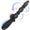 Männliche Analperlen Butt Plug Vibrator für Männer Langer Orgasmus Vagina Klitoris Stimulator Zugring Vibrierender Ball Anus Frauen