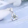 925 Sterling Silver Botany Hollow Zircon Pendants Halsband för kvinnor Fashion Luxury Designer Jewelry Gift Female Gaabou L230704