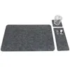 Стол-бегун 3PCS WEED PLACTEMATS POMABLE MAT MAT Европейский стиль изоляционная накладка.