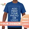 T-shirt da uomo T-shirt da uomo a maniche corte T-shirt da uomo estive Aggiungi stampa personalizzata Il tuo design Po o logo Tops unisex Abbigliamento di marca