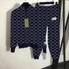 Women's Tracksuits designer Print Women Coat Pants Knit Cardigan Jacket Long Sleeve Zipper Blouse Casual Sweatpants Tops Sports Set YTFP