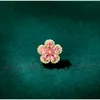 Pins Broches Prachtige Kleurrijke Zirconia Kleine Mini Reversspeld Mode Bloem Kraagspelden voor Vrouwen 2022 Nieuwe Zomer Accessoires Broche HKD230807