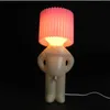 New Design Human type luminaria naughty shy little boy table lamp Creative bedroom bedside learning and reading LED baseus lamp HKD230807