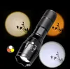 Powerful T6 Flashlight White Yellow Blue Red UV 6 light Flashlights for Gem Amber Jade Identification 365nm 395nm LED Torch photography RGB Lamp