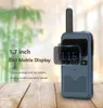 Mini walkie talkie rb619 walkie talkies 6 peças carregador de seis vias rádio portátil em dois sentidos ht para hotel restaurante walky talky