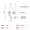 Hoop Earrings Fashionable Temperament Female Tassel Long Section Of The Body Pearl Ear Wire Party Small Fresh Beanie Box
