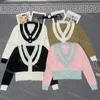 Femmes Design tricoté Cardigan col en V pull décontracté couture Design filles mode Slim Fit 4 couleurs tricots