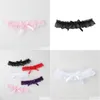 Bridal Garters New Arrive Sell White Lace Bowknot Flowers Leg Ring Drop Delivery Party Events Accessories Dhiqz