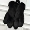 Women's Fur 2023 Fashion Faux Coat Winter Women Waist Gilet Jacket Vest For Ladies