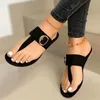 Beach Summer Fashion Casual 650 Women Outdoor Flip Flop Sandals Decorazione Metal Ladies Scarpe pianeggiante di grande dimensione 35-43 230807 507