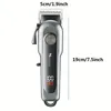 Electric Hair Clipper, Retro Oil Head Electric Push Shear, Professional Hair Clipper, Beard Hair Cutting Machine