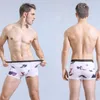 Cuecas 2/3/4/5pcs Men Underwear Boxers Fashion Impresso Boxers Calcinhas Masculinas Bolsa Bainha Vetement Homme