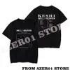 メンズTシャツkeshi地獄の商品Tシャツプリント夏の男性/女性ストリートウェアTシャツシャツ短袖新しいツアーティーJ230807