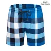 Designer Shorts Summer Mens Shorts Plaid Print Casual Beach été Pantalons Hommes Swim Short Taille M 3XL