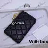 حقيبة Card Bag Channell Bage Bage Bag Bag Women's Multifunctional Zipper Caviar Makeup Bag Bag Red Carty Zero Wallet Ttzg