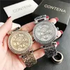 Armbanduhren Mode Luxus Designer Marke Silber Uhren Frauen Uhr Damen Edelstahl s Quarzuhr Weibliche Armbanduhren 230807