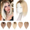 Fanssi Haaraufsätze für Frauen, Echthaar, 7,6 x 12,7 cm, Haarteile für Frauen mit dünner werdendem Haar, 25,4 cm, 40 Gramm