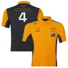 F1 Formula Bir Yarış Takımı Kısa Kollu T-Shirt 2023 En yeni gündelik mürettebat boyun tee fan modeli takım iş kıyafetleri polo takım elbise özelleştirme322p