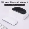 Souris rechargeable sans fil Bluetooth Magic Mouse 3 pour Apple Air Pro Windows Design ergonomique Multi touch 5 0BT 230804