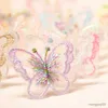 Kinesiska produkter Broderi Organza Butterfly Decoration för DIY Lace Choker Wedding Slim Patch Sy Supplies