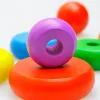 Set di giocattoli in legno colorato Tower Early Education Puzzle Toy School Supplies gsh