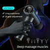 Masajeador de cuerpo completo Pistola de masaje con 6 cabezales 20 Músculo de nivel de velocidad para terapia Estimulación de tejido profundo Alivio del dolor fitness 230807