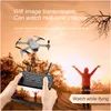 Batteries 50% de réduction Mystery Box Drone avec caméra 4K pour Adts Kids Drones Avion Télécommande Clogodile Head Boy Noël Anniversaire Dhmii