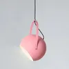 Hängslampor 20 cm nordisk restauranglampa kreativ modern minimalistisk personlighetstrend smidesjärn macaron flerfärgad ljuskrona