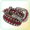 Belts Fashion Luxury Strap Belt Western Crystal Studded Cowgirl Cowboy Bling Rhinestones For Women Men Cinto De Strass6879556