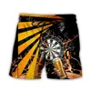 Pantaloncini da uomo Personalizzati Freccette Amante Regalo sportivo Personalizzato Nuoto Summer Beach Holiday Pantaloni Mezzi pantaloni-3