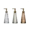 Liquid Soap Dispenser Ins Nordic Style Umbrella Shape Glass Body Hair Shampoo Hand Spray Sanitizer Bottles Creative Design