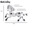 Pins Brooches Wuli baby White Black Enamel Horse Brooches Women Men Alloy Steed Animal Brooch Pins Gifts HKD230807