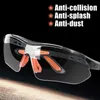 Lunettes coupe-vent de cyclisme sécurité ventilé HD lunettes de travail laboratoire sécurité anti-sable lunettes de protection en verre