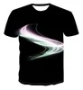 T-shirt da uomo Summer Fashion T-shirt con tecnologia 3D Abbigliamento stampato Top largo a maniche corte casual e divertente